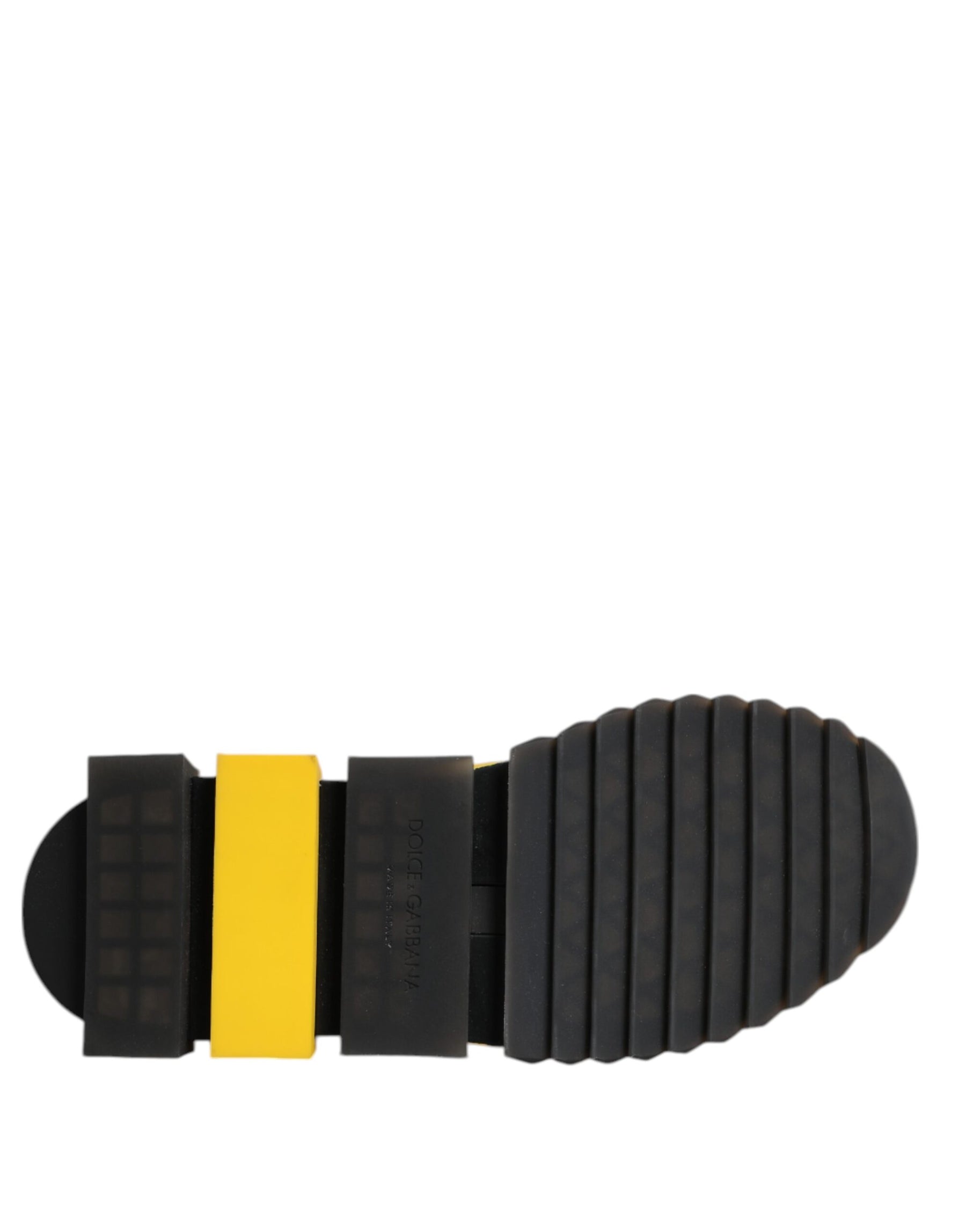 Dolce & Gabbana Yellow SORRENTO Sport Stretch Sneakers Shoes | Regal Royce