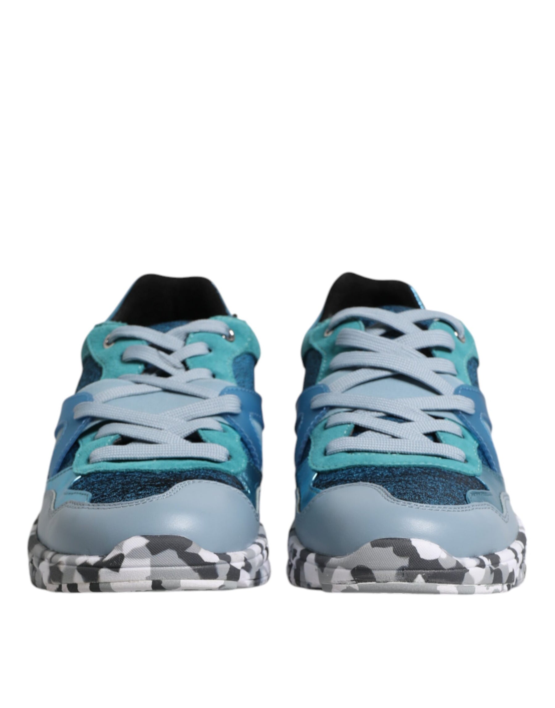 Dolce & Gabbana Multicolor Lace Up Low Top Men Sneakers Shoes | Regal Royce