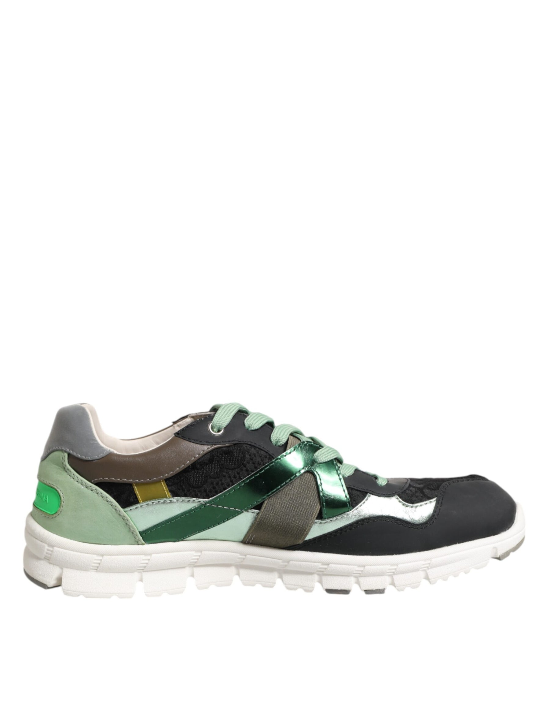 Dolce & Gabbana Multicolor Lace Up Low Top Sneakers Shoes | Regal Royce