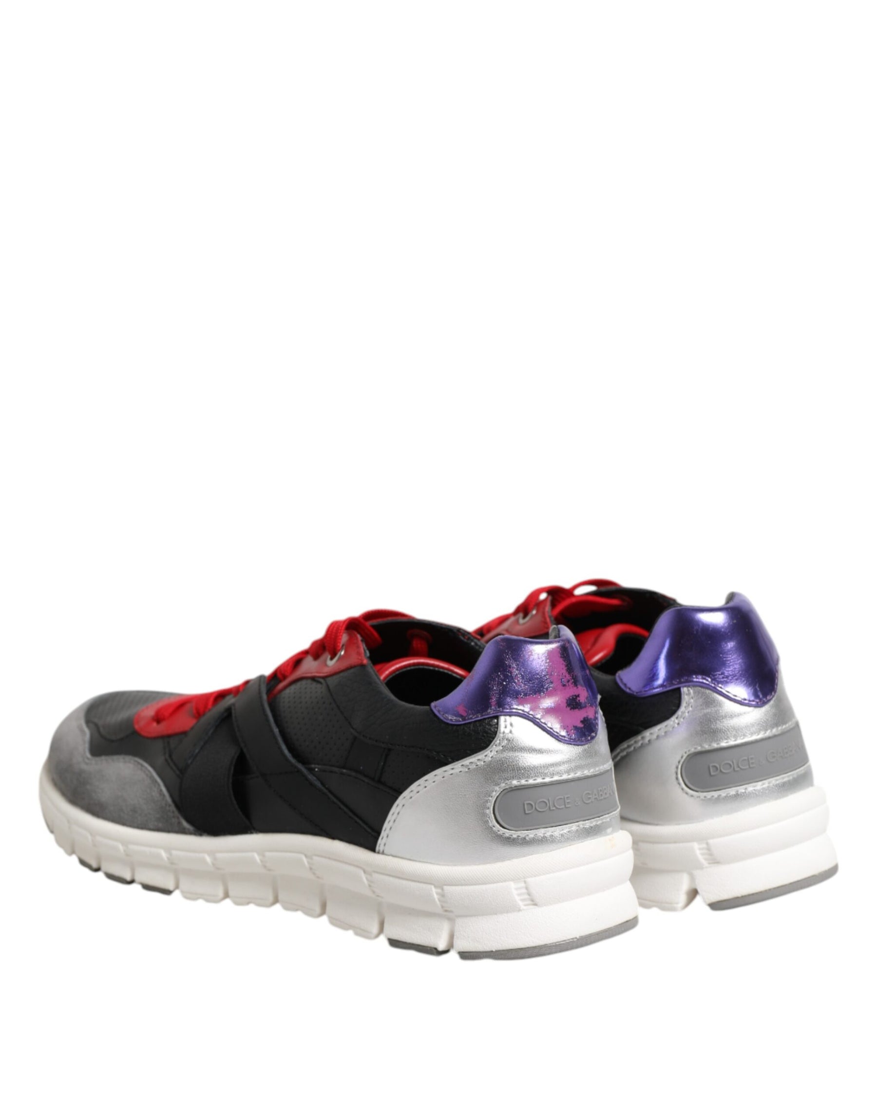 Dolce & Gabbana Multicolor Lace Up Low Top Men Sneakers Shoes | Regal Royce