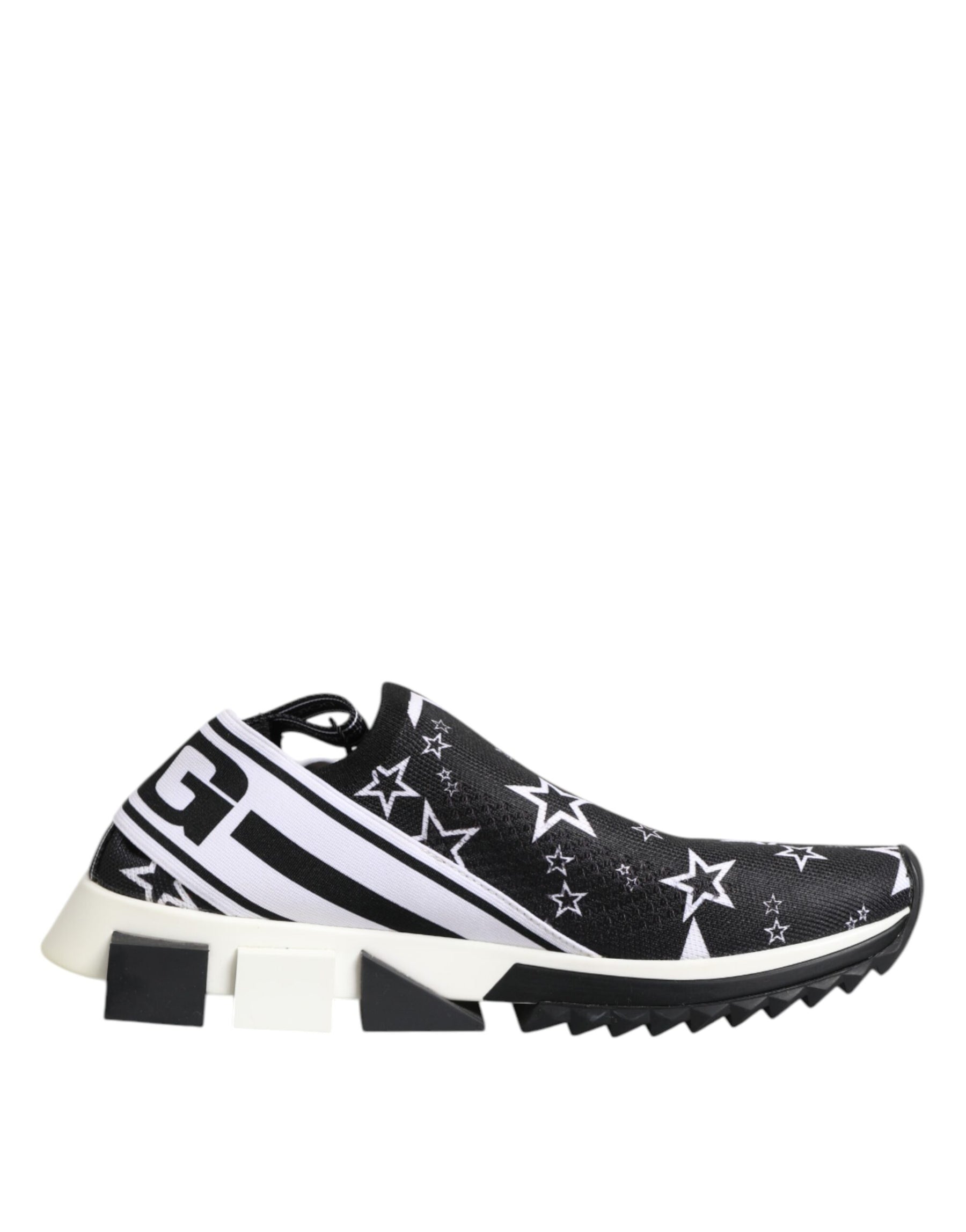 Dolce & Gabbana Black White Sorrento Low Top Sneakers Shoes | Regal Royce