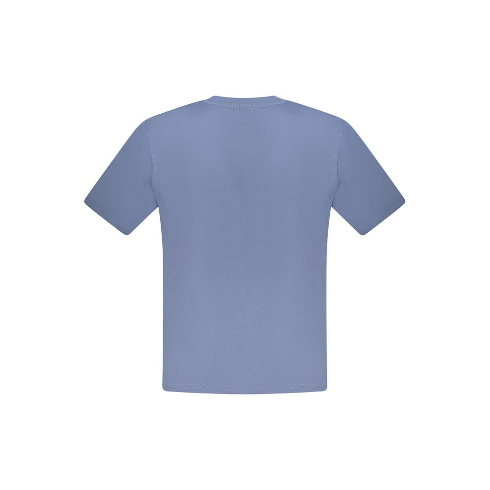 North Sails Blue Cotton Men T-Shirt | Regal Royce