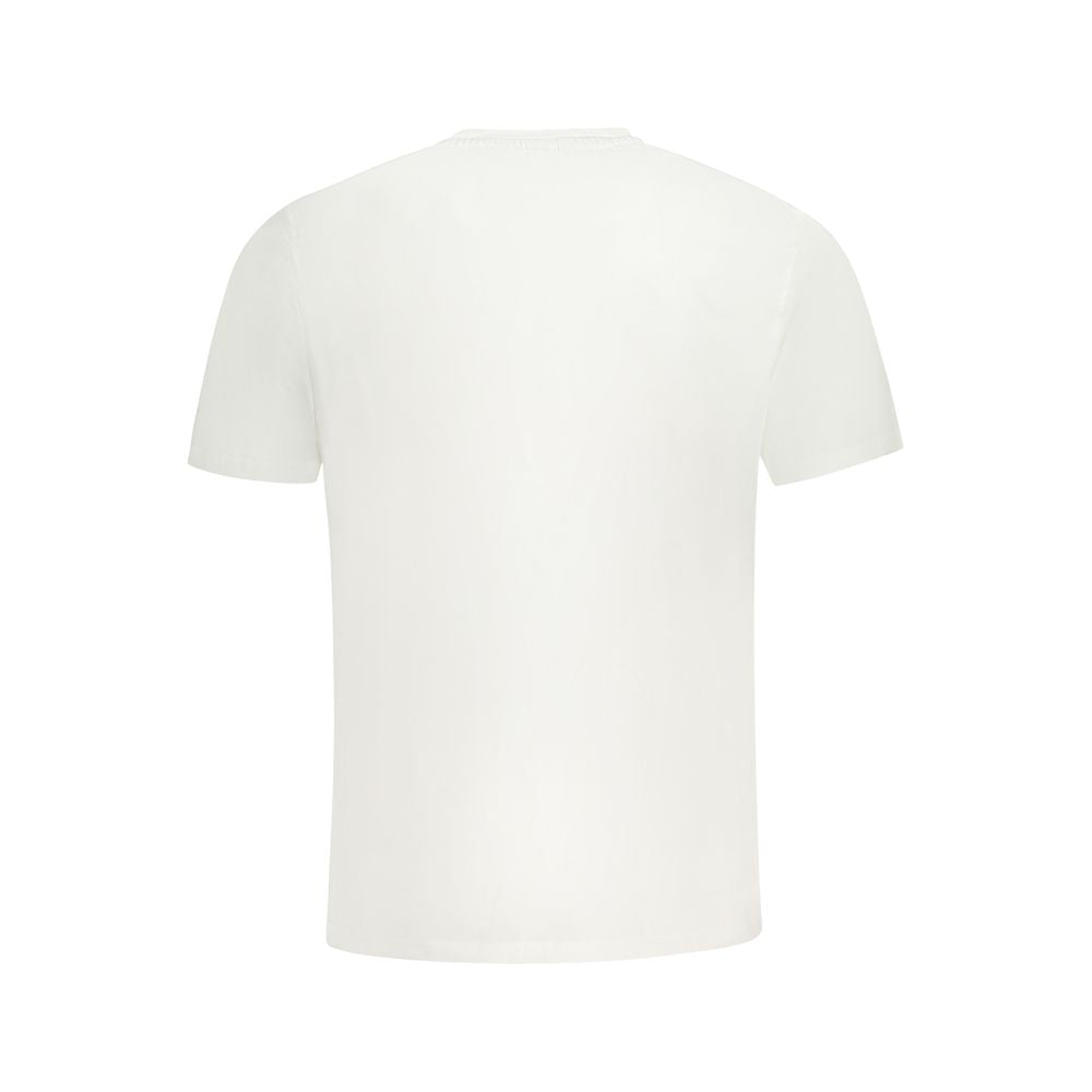 North Sails White Cotton Men T-Shirt | Regal Royce