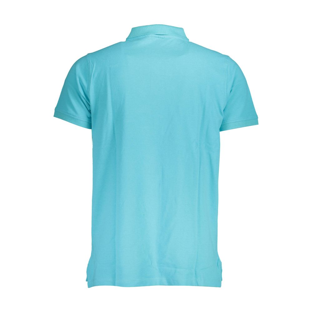Norway 1963 Azzurro Cotton Men Polo | Regal Royce