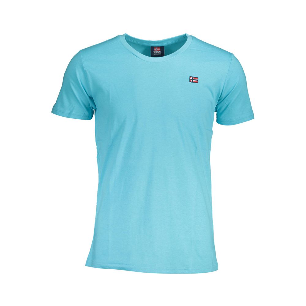 Norway 1963 Azzurro Cotton Men T-Shirt | Regal Royce