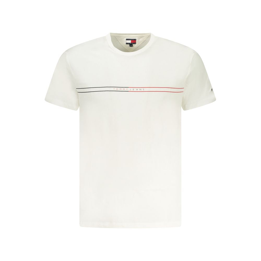 Tommy Hilfiger Bianco Cotton Mens T-Shirt | Regal Royce