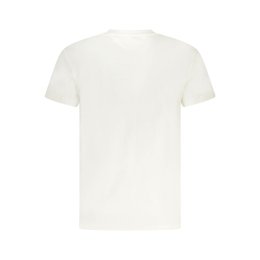 Tommy Hilfiger White Cotton Mens T-Shirt | Regal Royce
