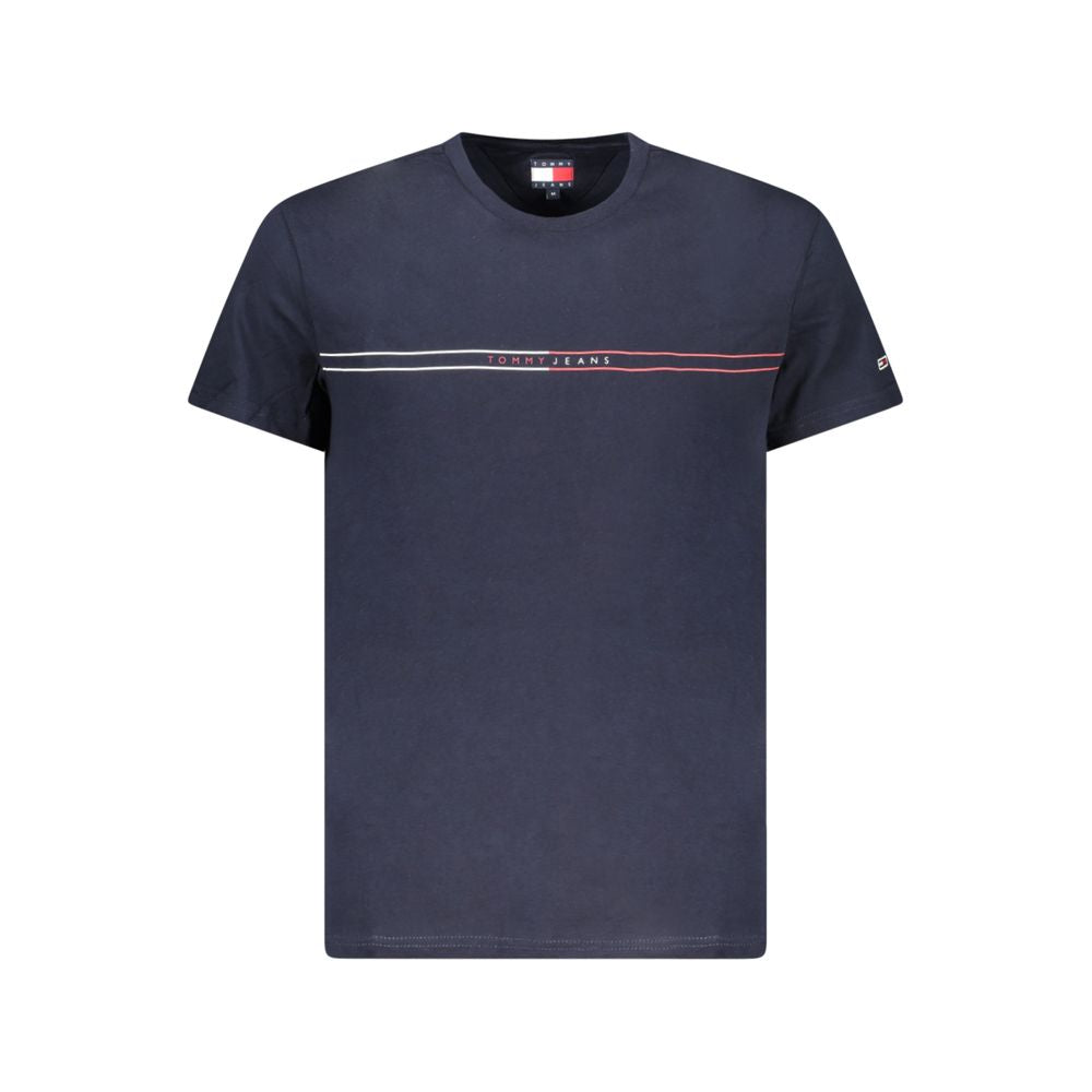 Tommy Hilfiger Blue Cotton Men T-Shirt | Regal Royce