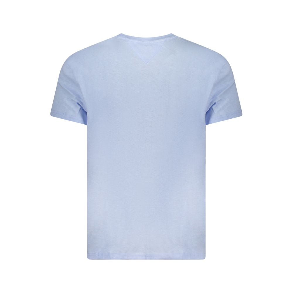 Tommy Hilfiger Azzurro Cotton Men's T-Shirt | Regal Royce