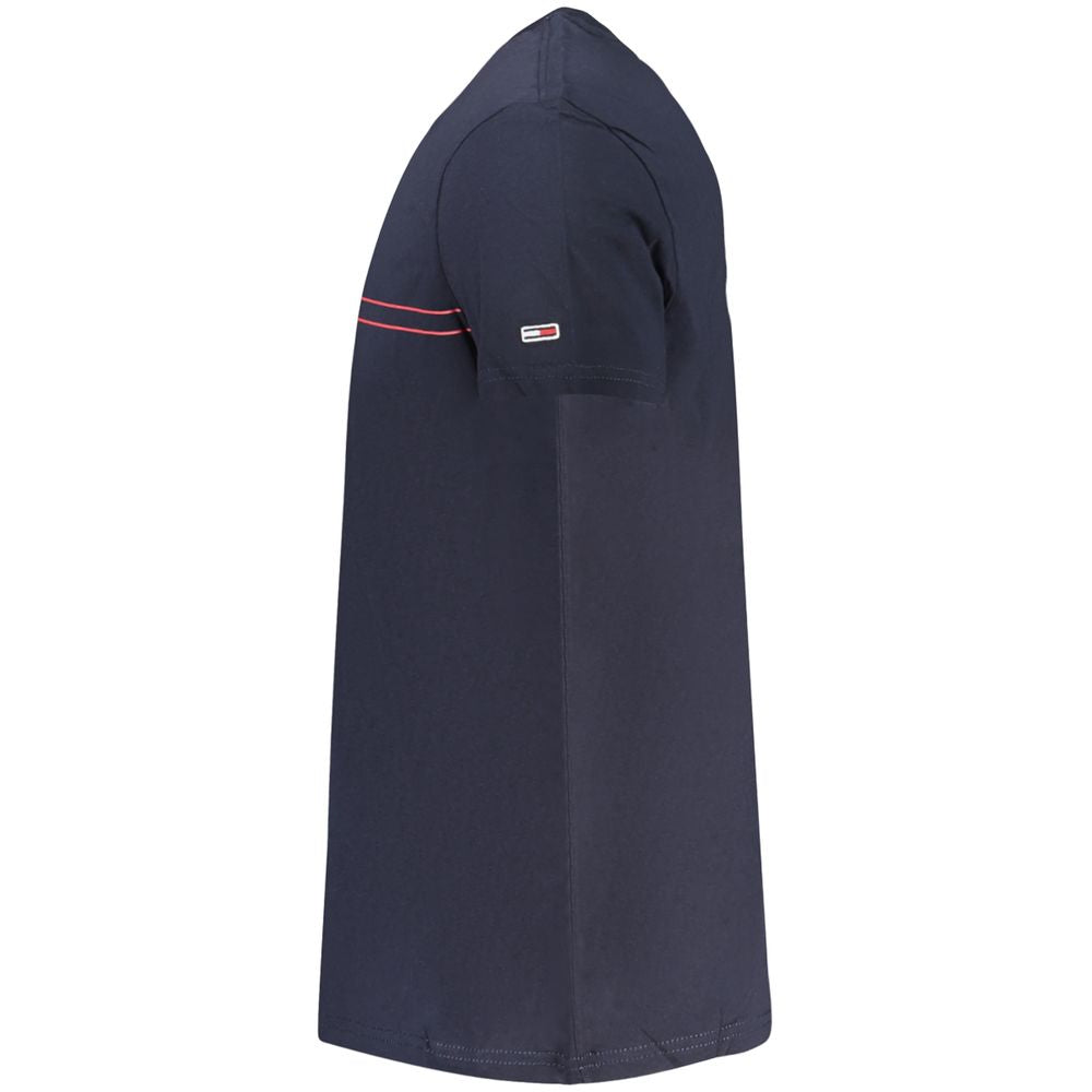 Tommy Hilfiger Blue Cotton Men T-Shirt | Regal Royce