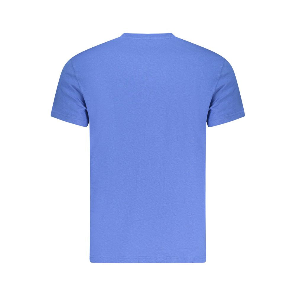 Tommy Hilfiger Blue Cotton Men T-Shirt | Regal Royce