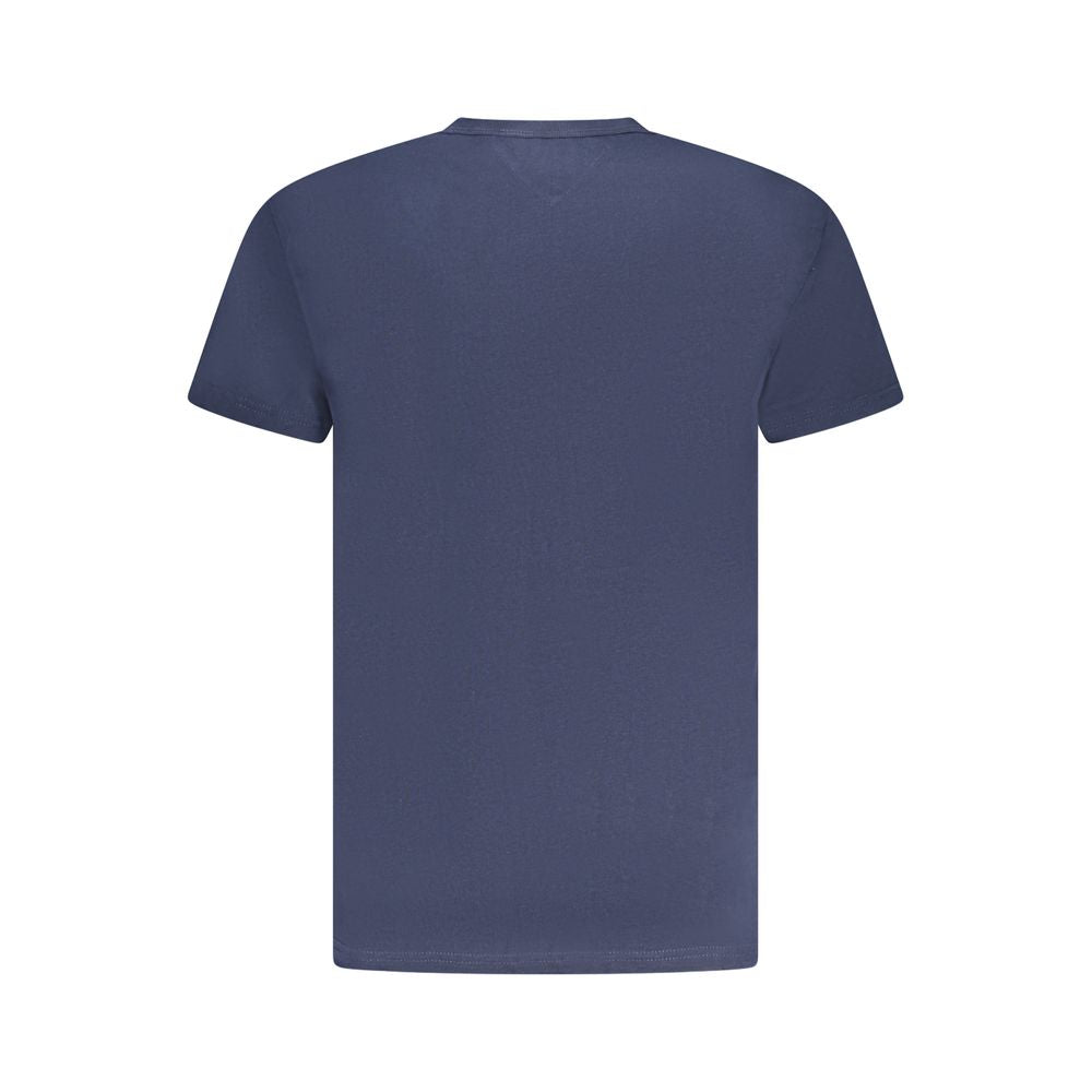 Tommy Hilfiger Blue Cotton Men T-Shirt | Regal Royce