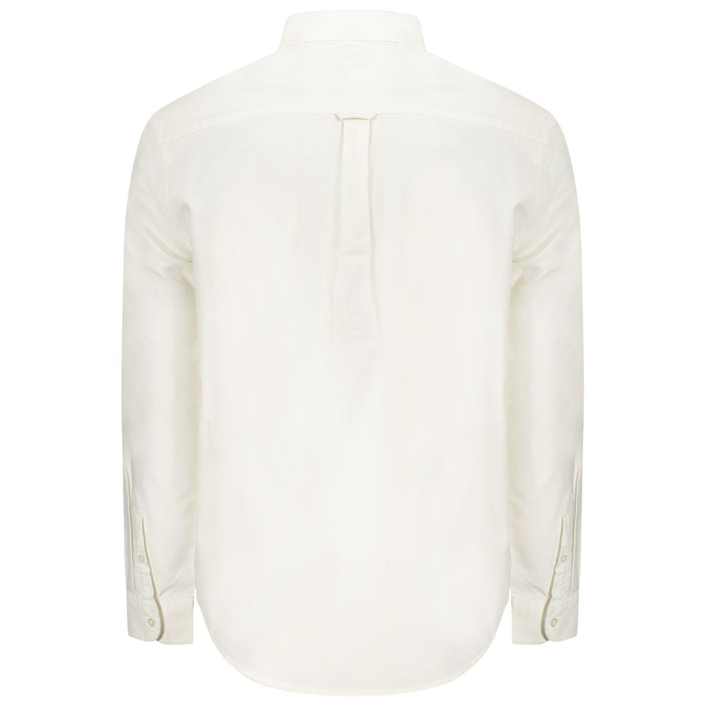 Tommy Hilfiger White Cotton Men Shirt | Regal Royce