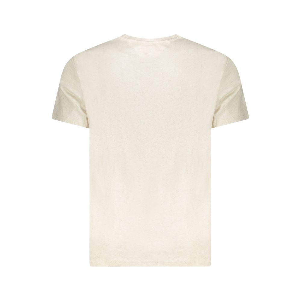 Tommy Hilfiger Beige Cotton Men's T-Shirt | Regal Royce
