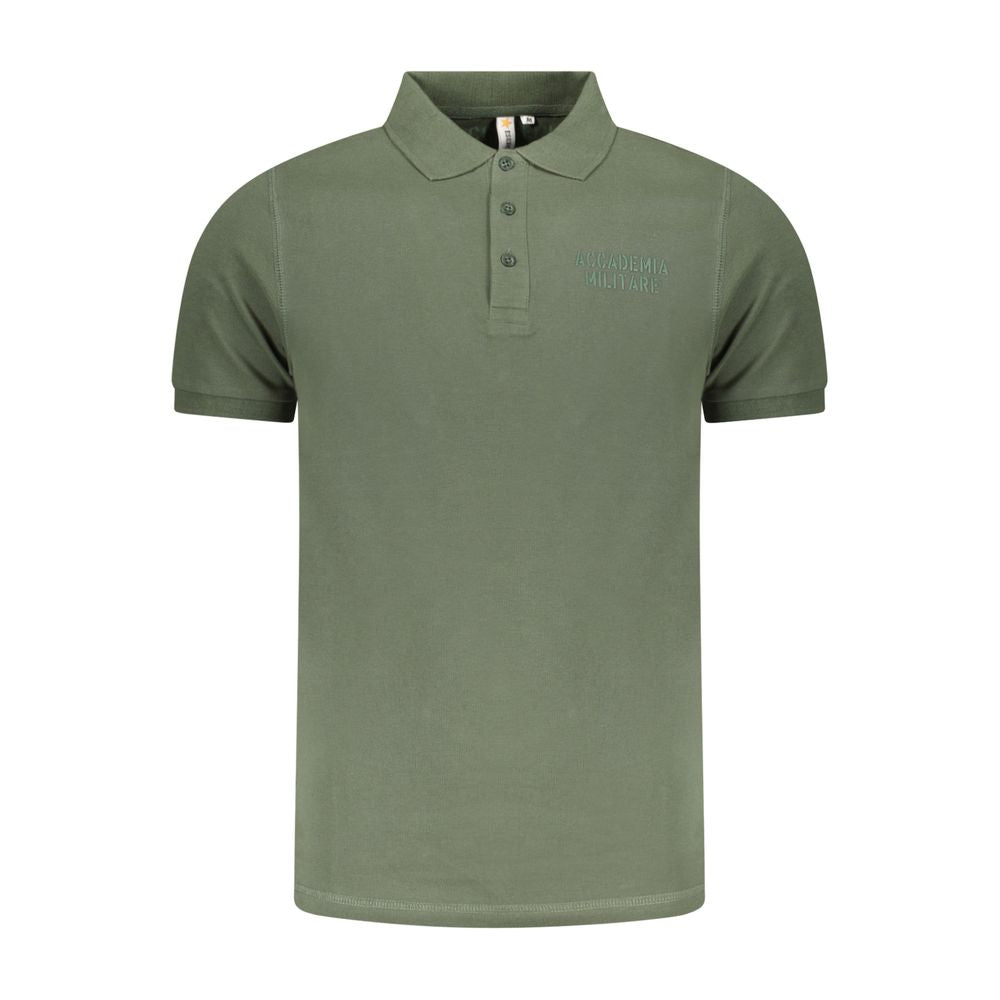 Accademia Militare Verde Cotton Men Polo | Regal Royce