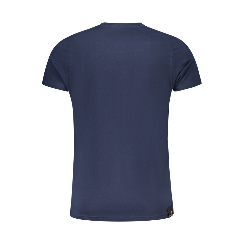 Accademia Militare Blu Cotton Men T-Shirt | Regal Royce