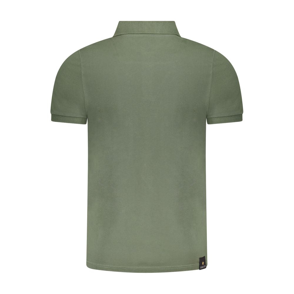 Accademia Militare Verde Cotton Mens Polo | Regal Royce
