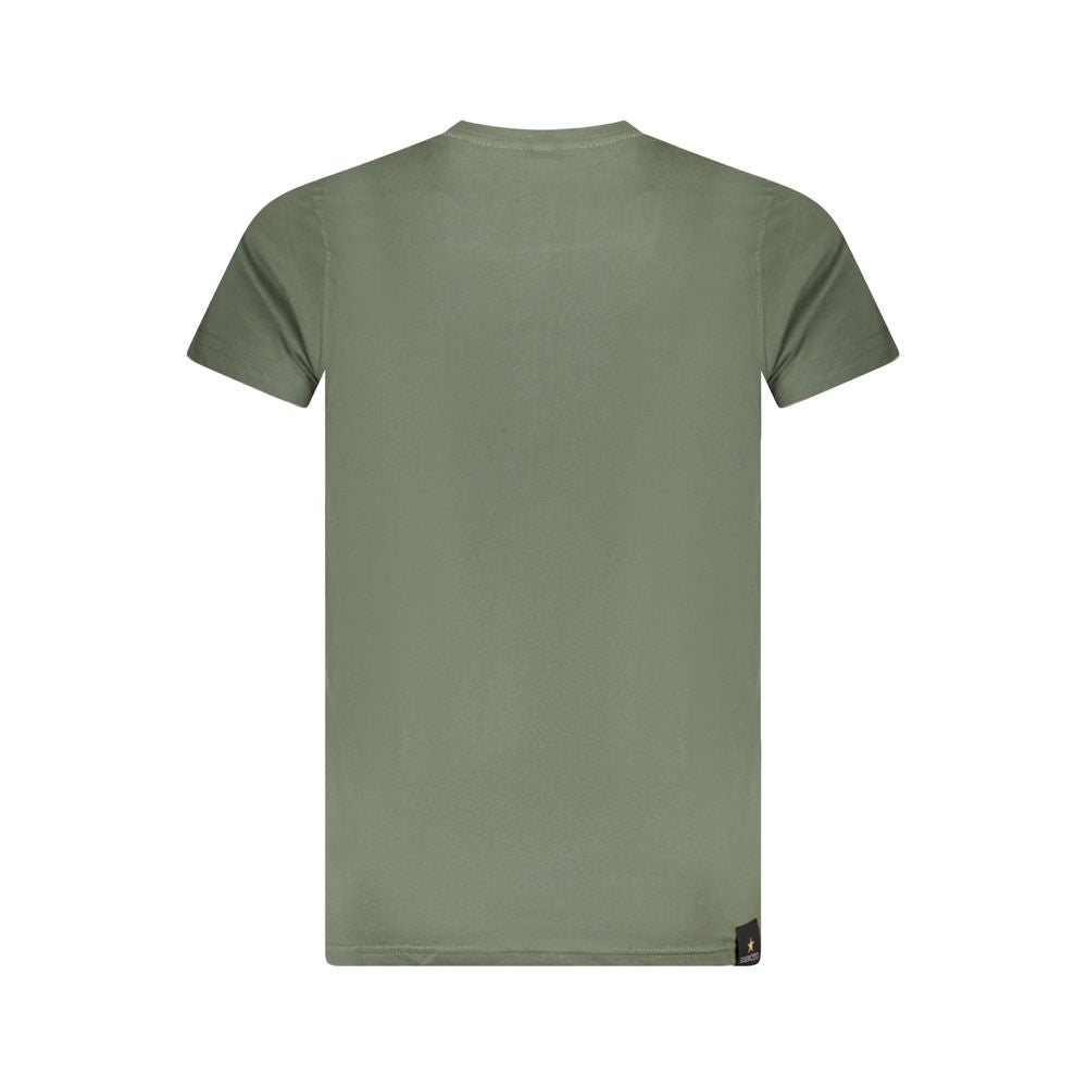 Accademia Militare Verde Cotton Men T-Shirt | Regal Royce