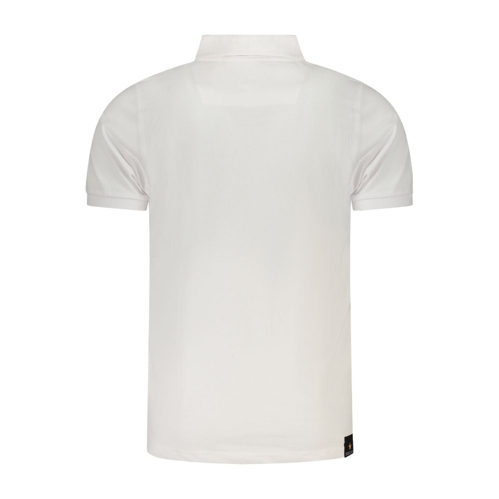 Accademia Militare White Cotton Men's Polo Shirt | Regal Royce