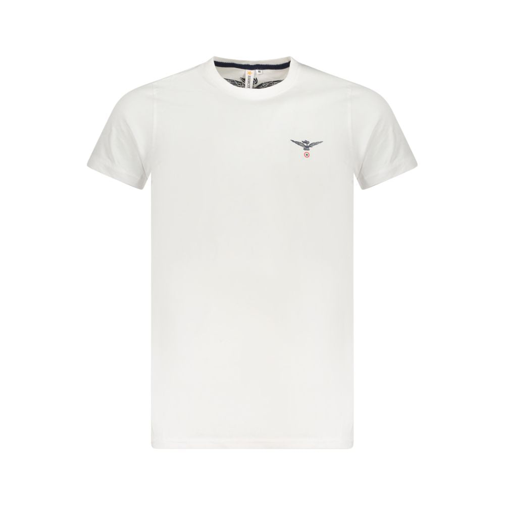 Accademia Militare Bianco Cotton Men T-Shirt | Regal Royce
