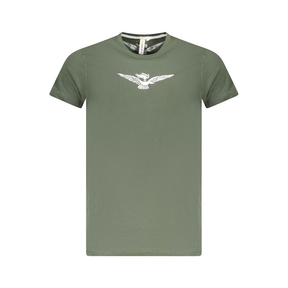 Accademia Militare Verde Cotton Men T-Shirt | Regal Royce