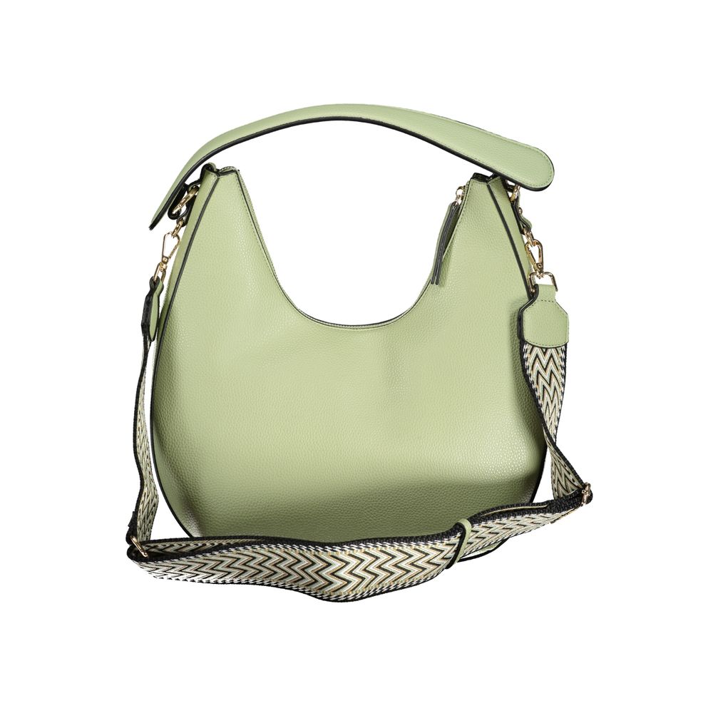 Mario Valentino Verde Polyurethane Women Shoulder Bag | Regal Royce