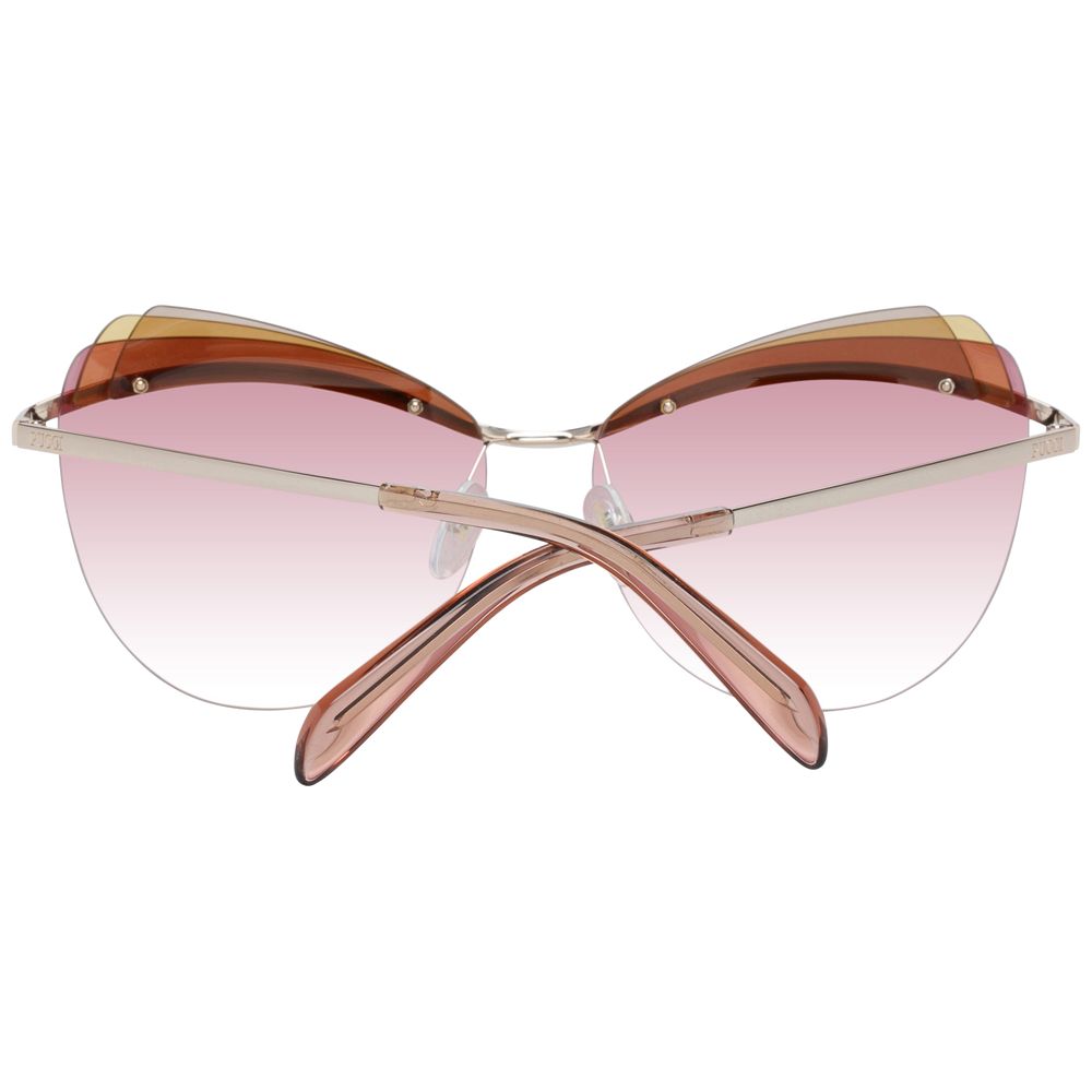 Emilio Pucci Gold Metal & Plastic Sunglasses | Regal Royce
