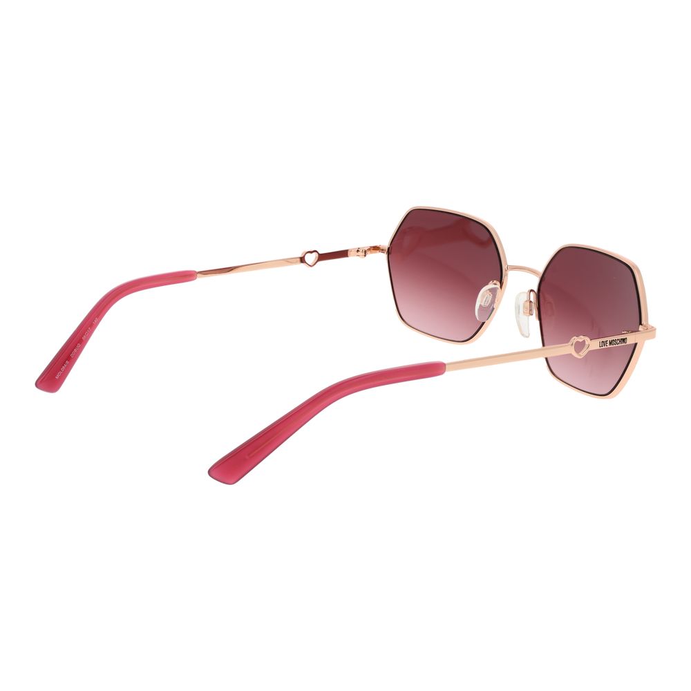 Love Moschino Rose Gold Metal Sunglasses | Regal Royce