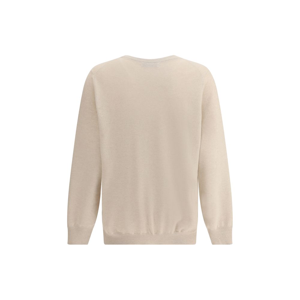 Brunello Cucinelli Beige Cashmere Sweater | Regal Royce