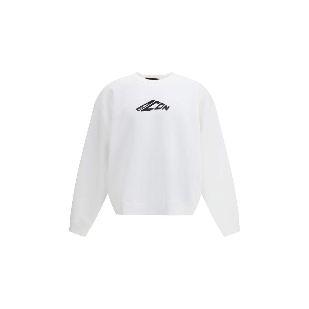 Dsquared² White Cotton Sweatshirt | Regal Royce