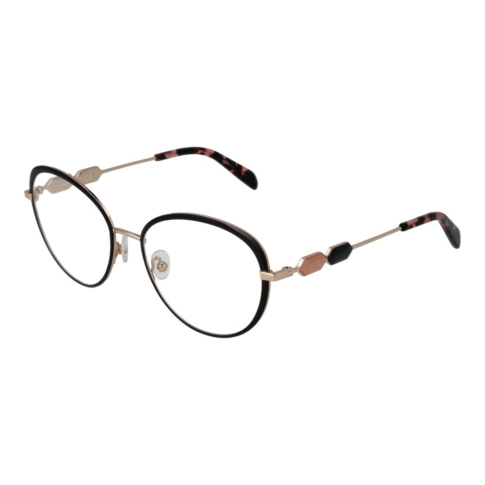 Emilio Pucci Black Metal Glasses (Frames) | Regal Royce