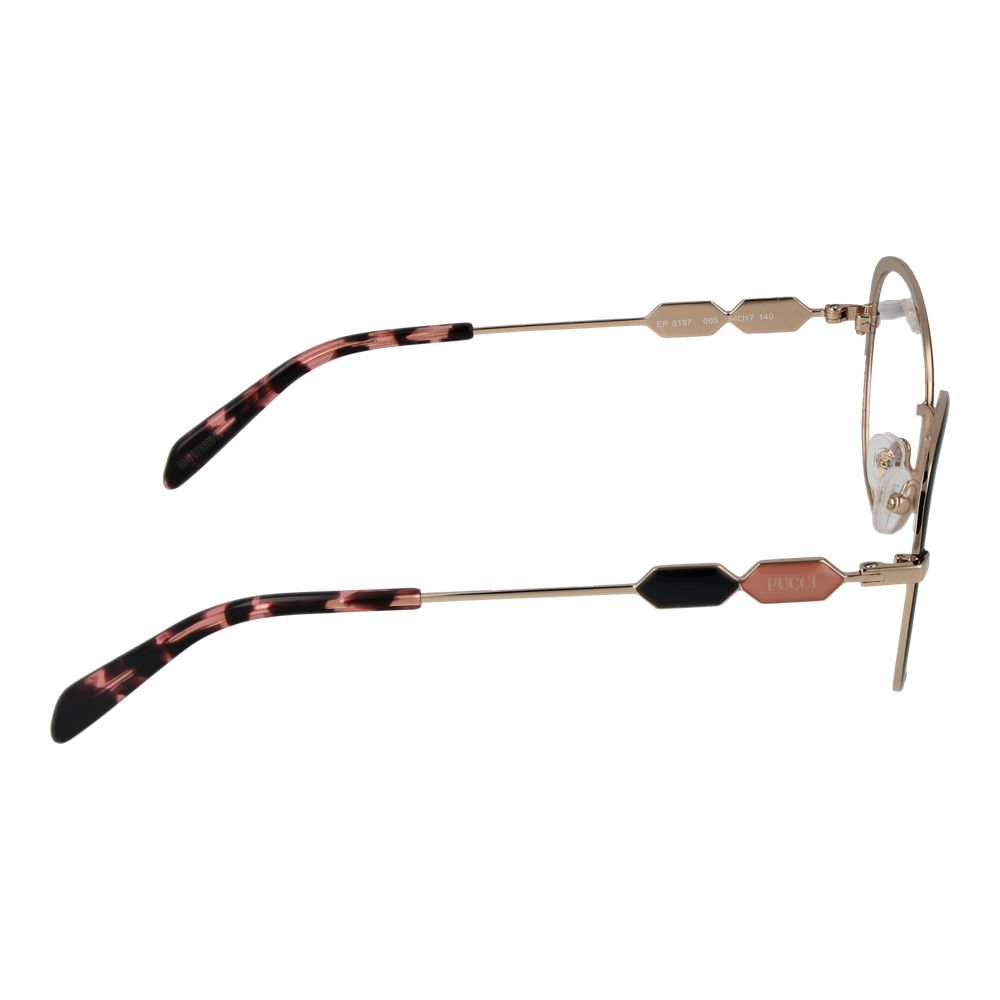 Emilio Pucci Black Metal Glasses (Frames) | Regal Royce