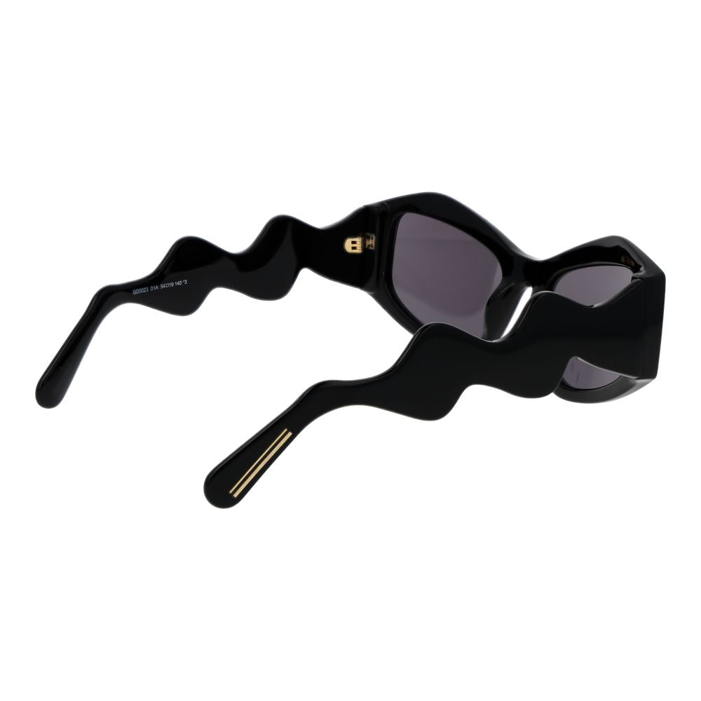 GCDS Black Acetate Sunglasses | Regal Royce