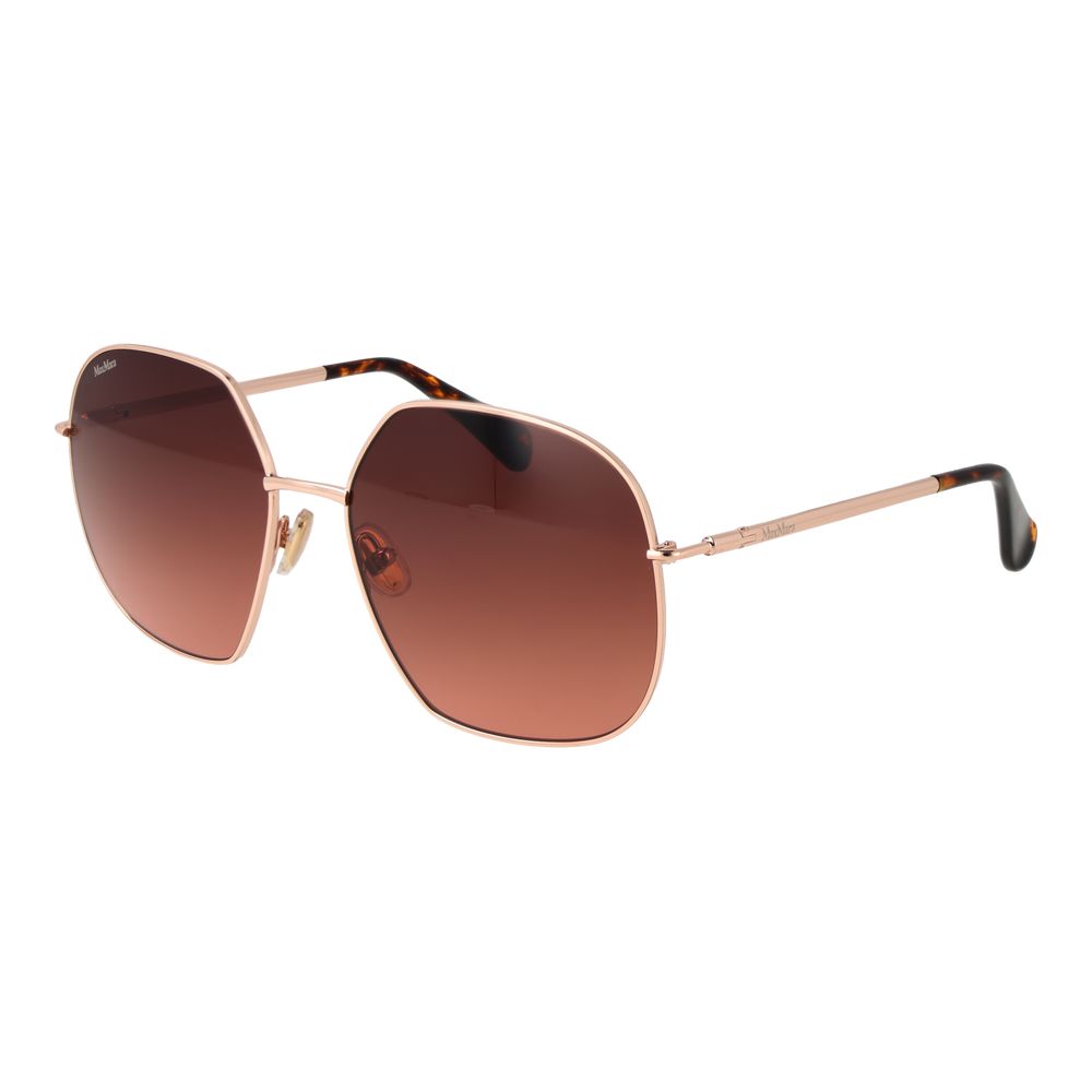 Max Mara Rose Gold Metal Sunglasses | Regal Royce