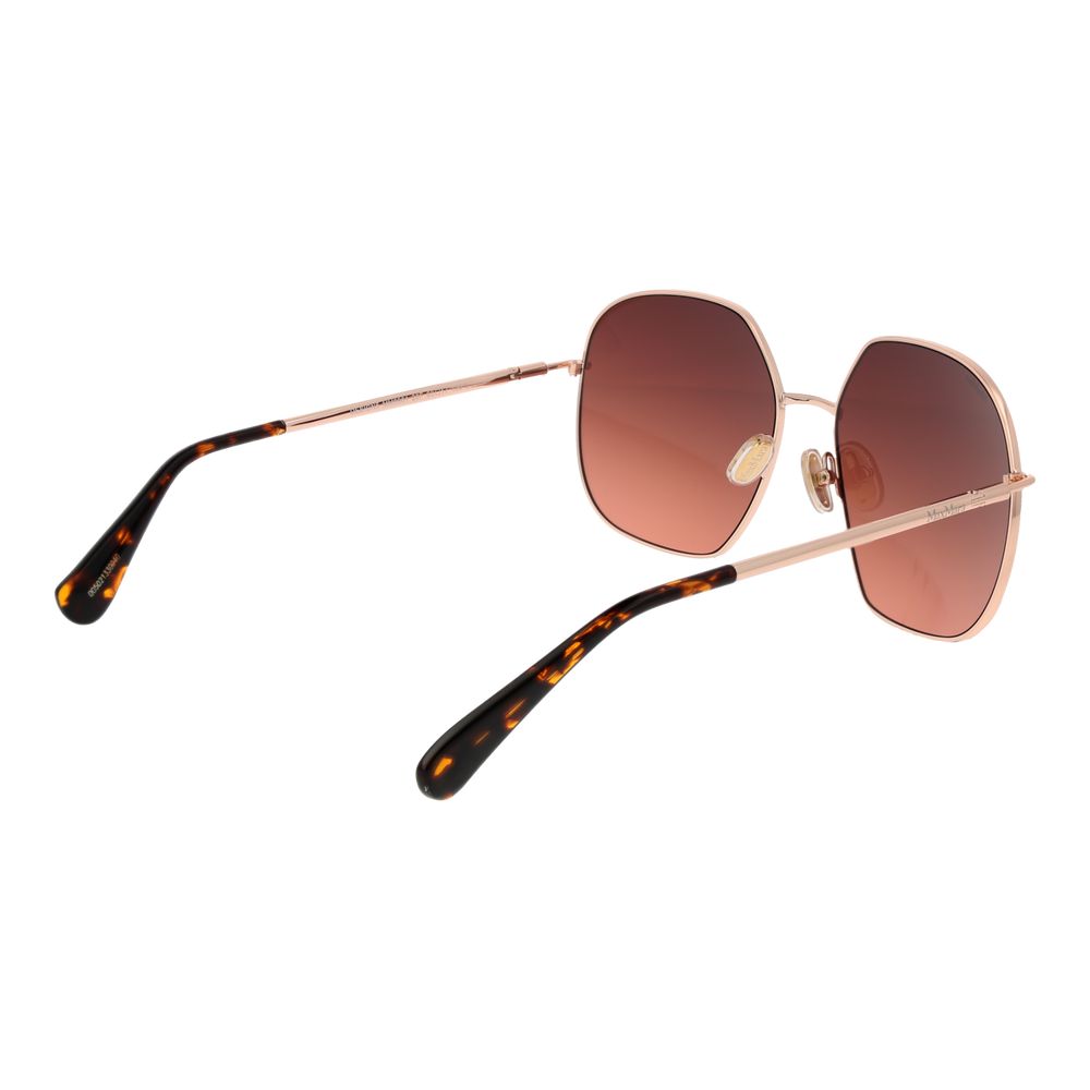 Max Mara Rose Gold Metal Sunglasses | Regal Royce