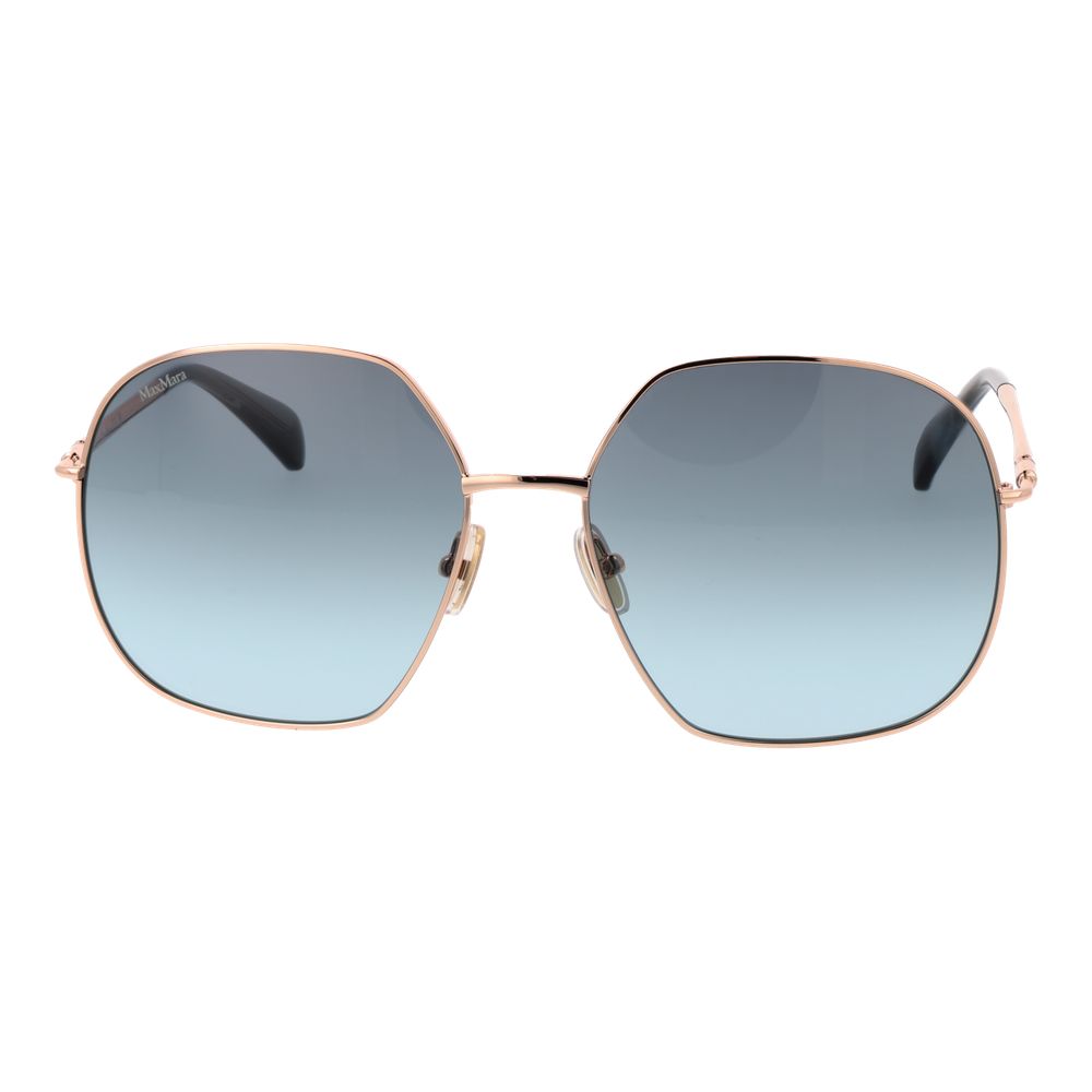 Max Mara Rose Gold Metal Sunglasses | Regal Royce