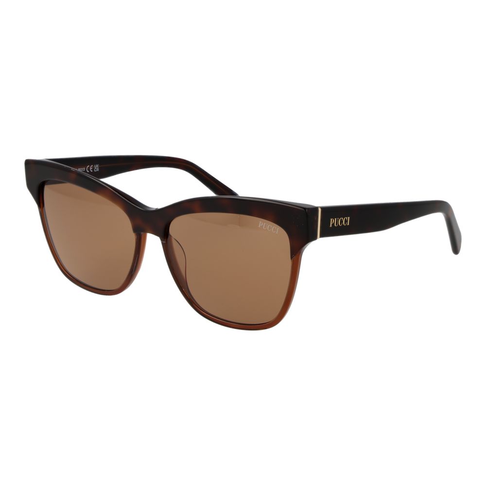 Emilio Pucci Brown Acetate Sunglasses | Regal Royce