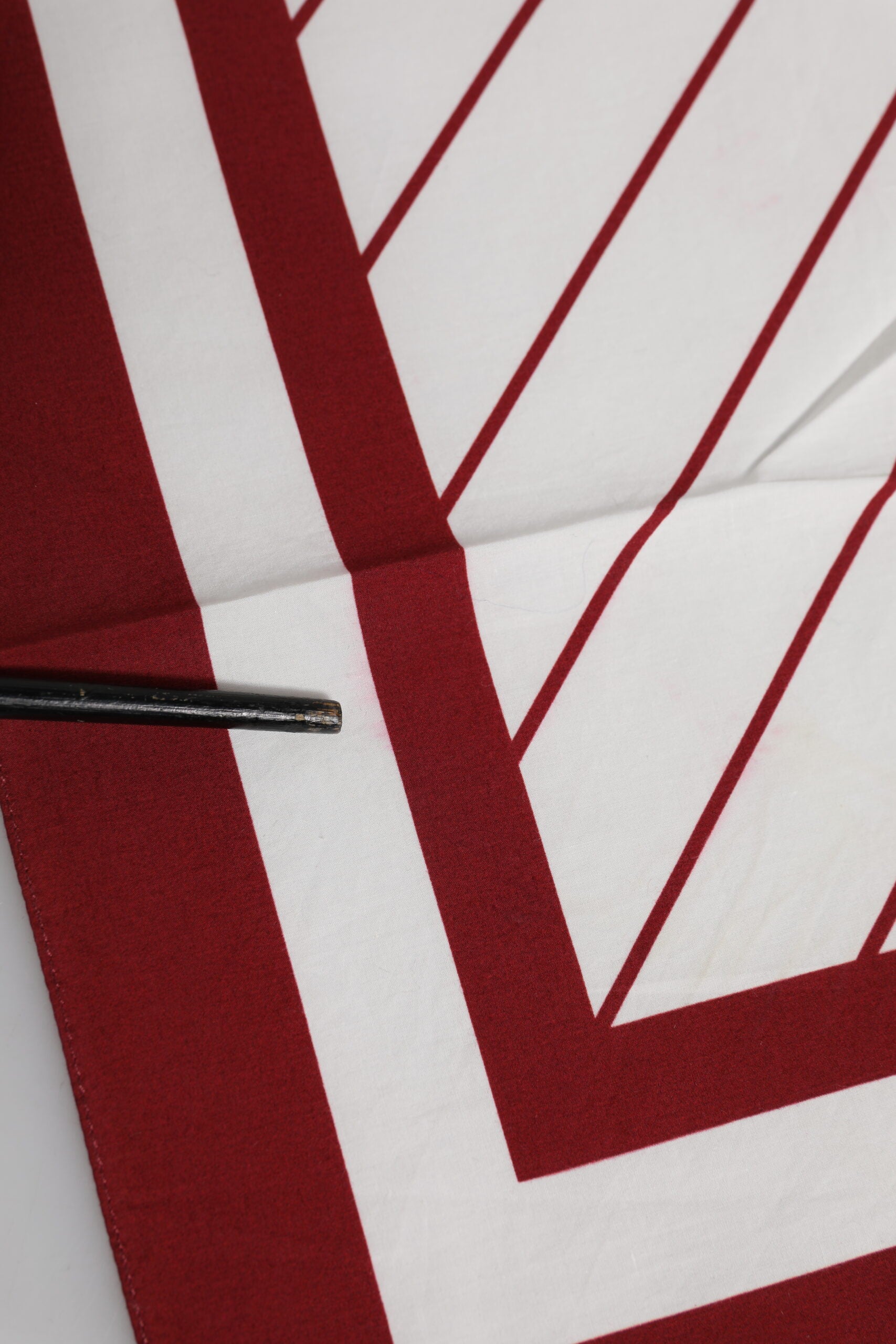 Dolce & Gabbana White Red DG Logo Square Men Foulard Scarf | Regal Royce