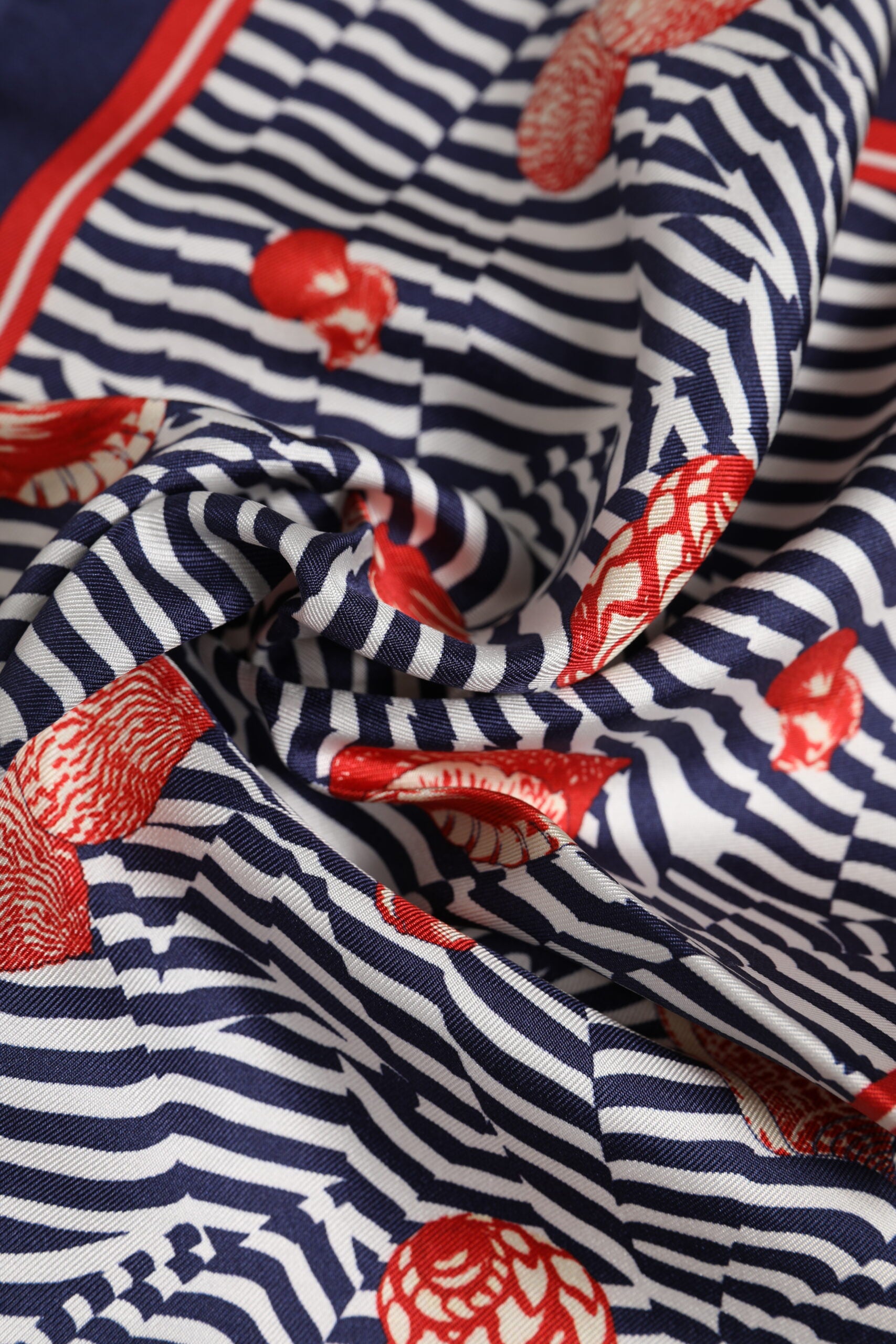 Dolce & Gabbana Multicolor Seashells Square Men Foulard Scarf | Regal Royce