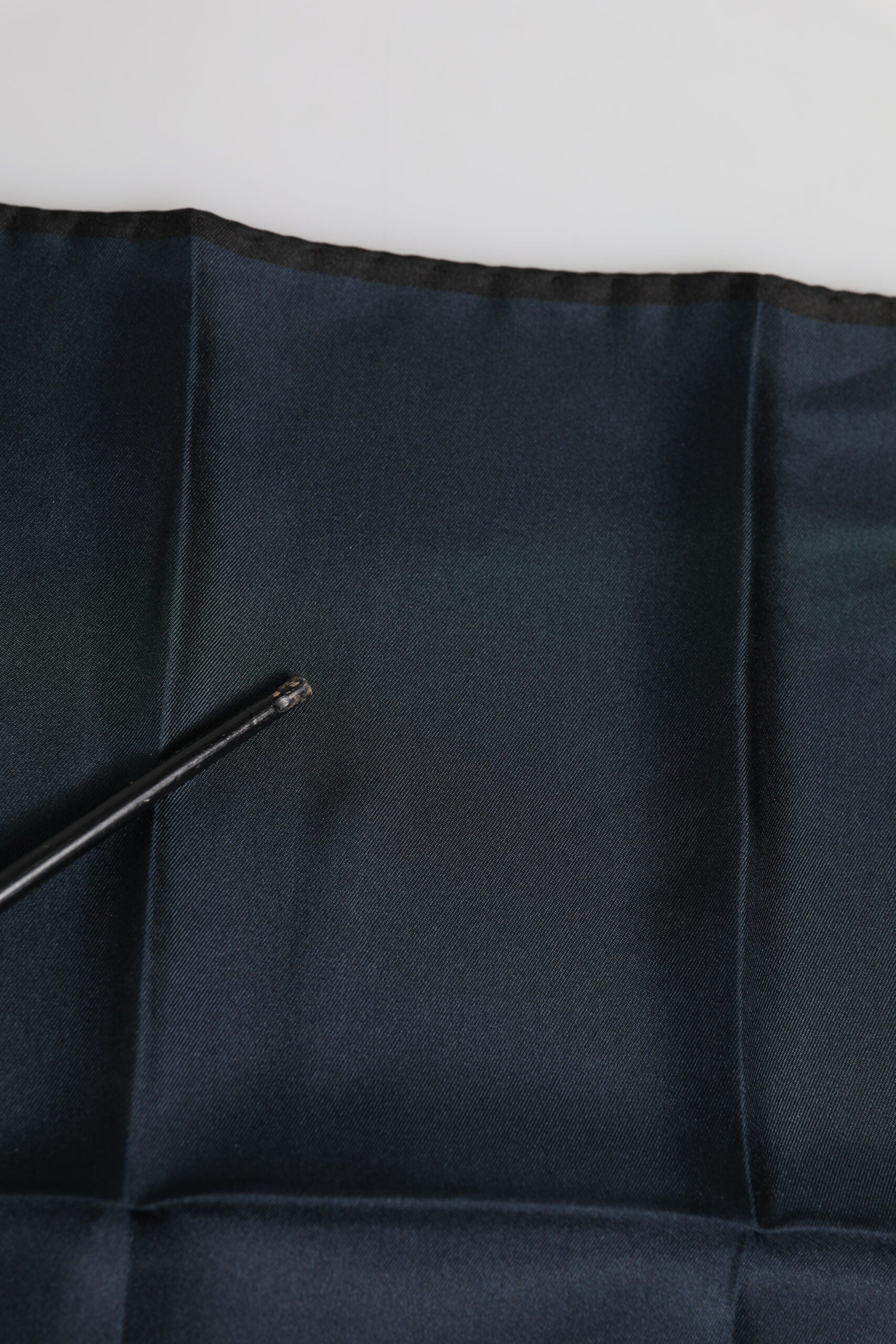 Dolce & Gabbana Blue DG Crown Silk Square Men Foulard Scarf | Regal Royce