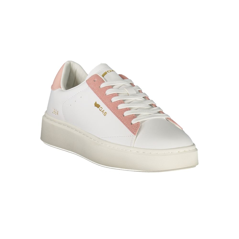 Gas Bianco Poliuretano Women Sneaker | Regal Royce