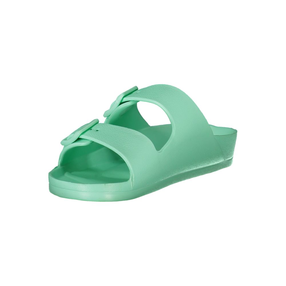 Norway 1963 Verde Plastica Women Slipper | Regal Royce