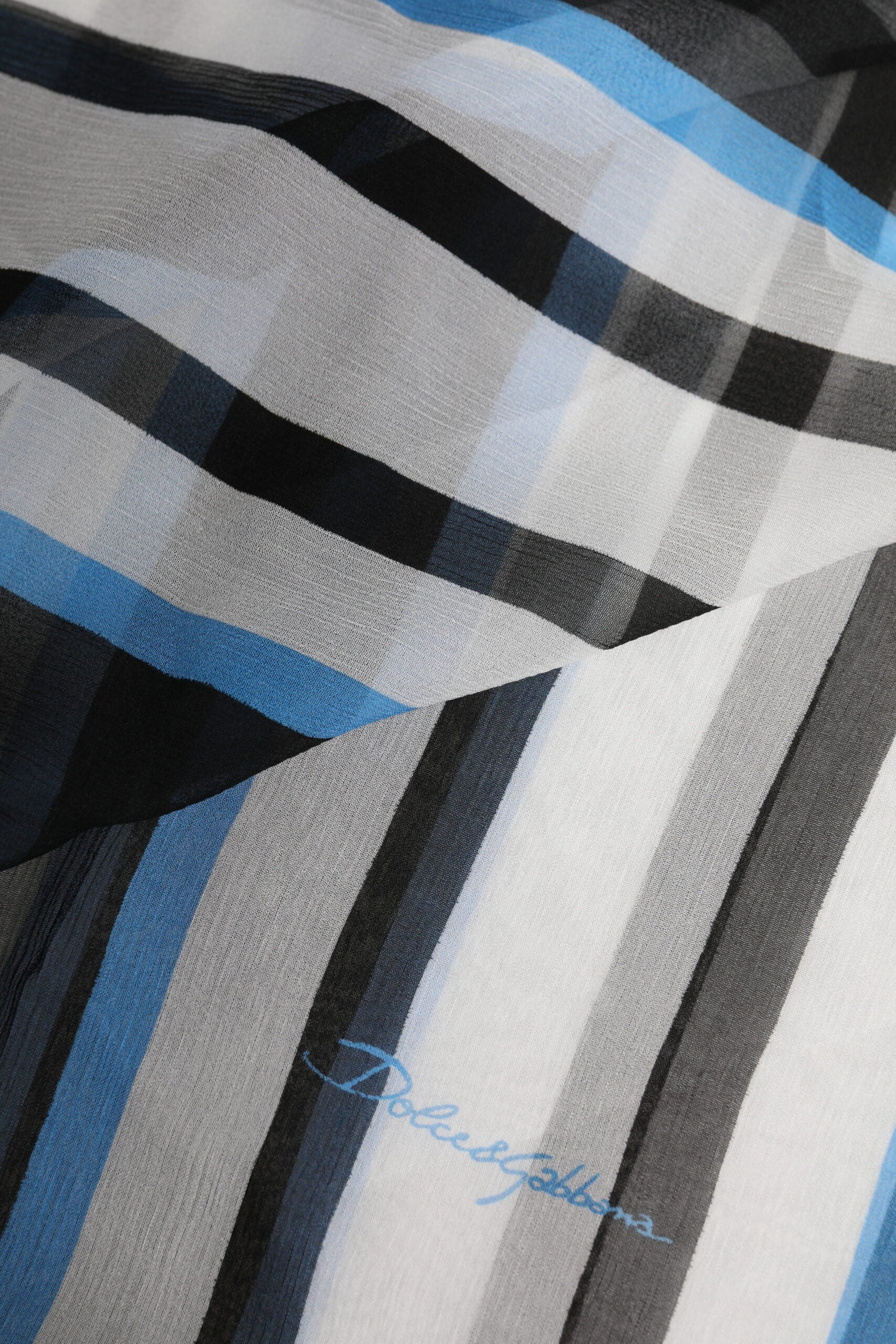 Dolce & Gabbana Multicolor Striped Neck Warmer Wrap Scarf | Regal Royce