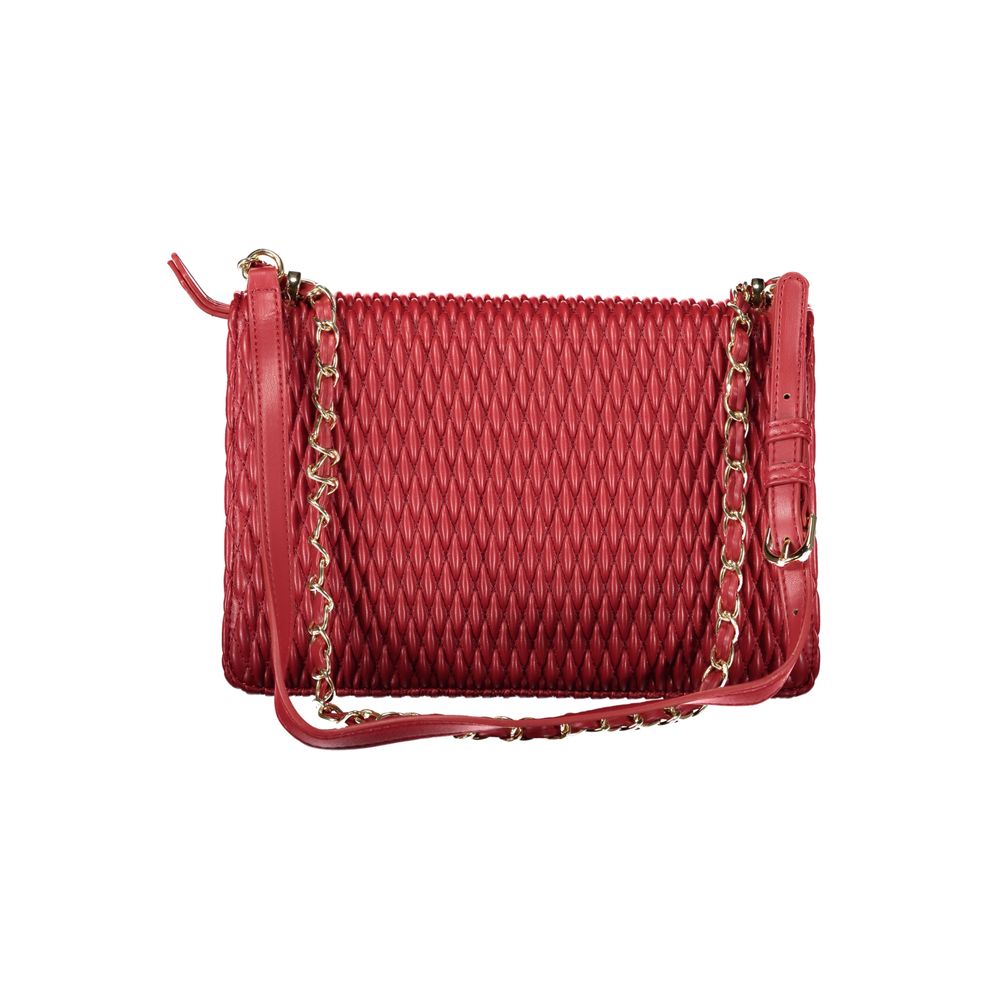 Mario Valentino Rosso Poliuretano Women Shoulder Bag | Regal Royce