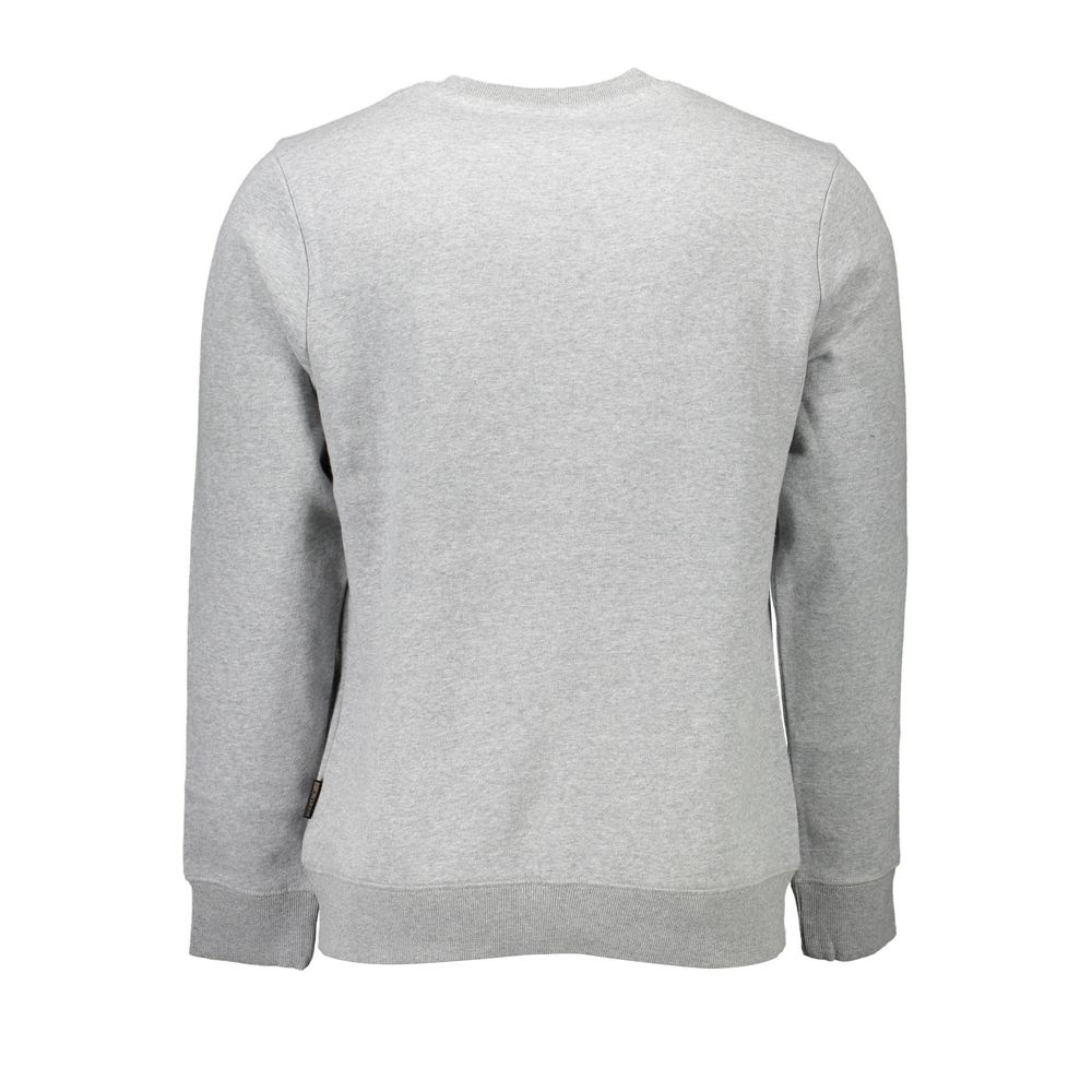 Napapijri Grigio Organic Cotton Men Sweatshirt | Regal Royce