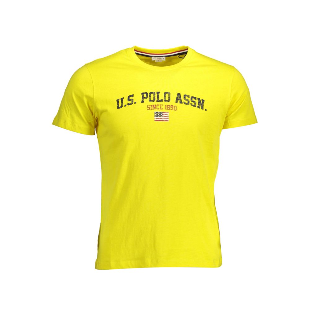U.S. POLO ASSN. Yellow Cotton Men's T-Shirt | Regal Royce