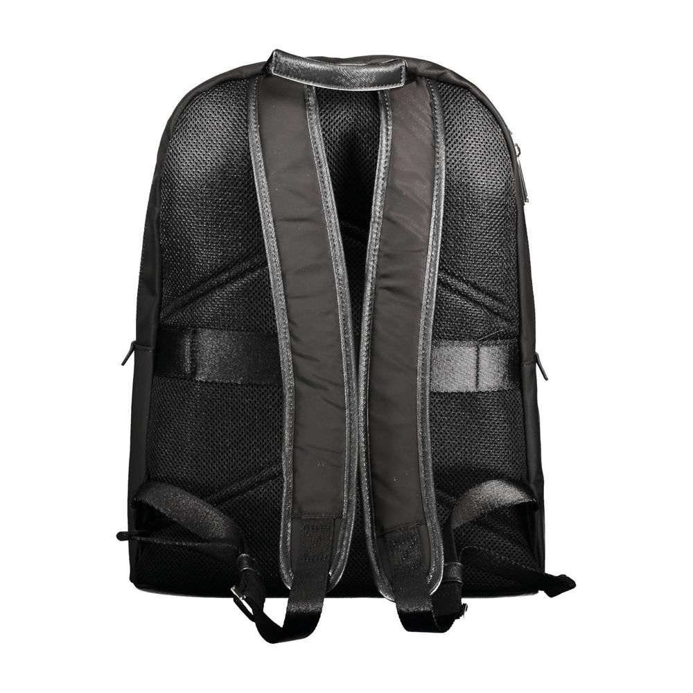 Calvin Klein Black Polyester Men Backpack | Regal Royce