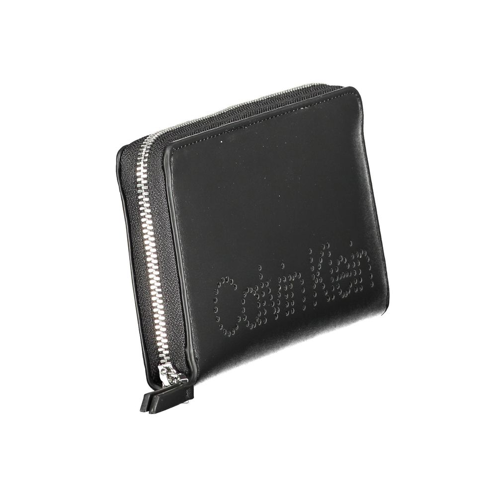 Calvin Klein Black Polyurethane Women Wallet | Regal Royce