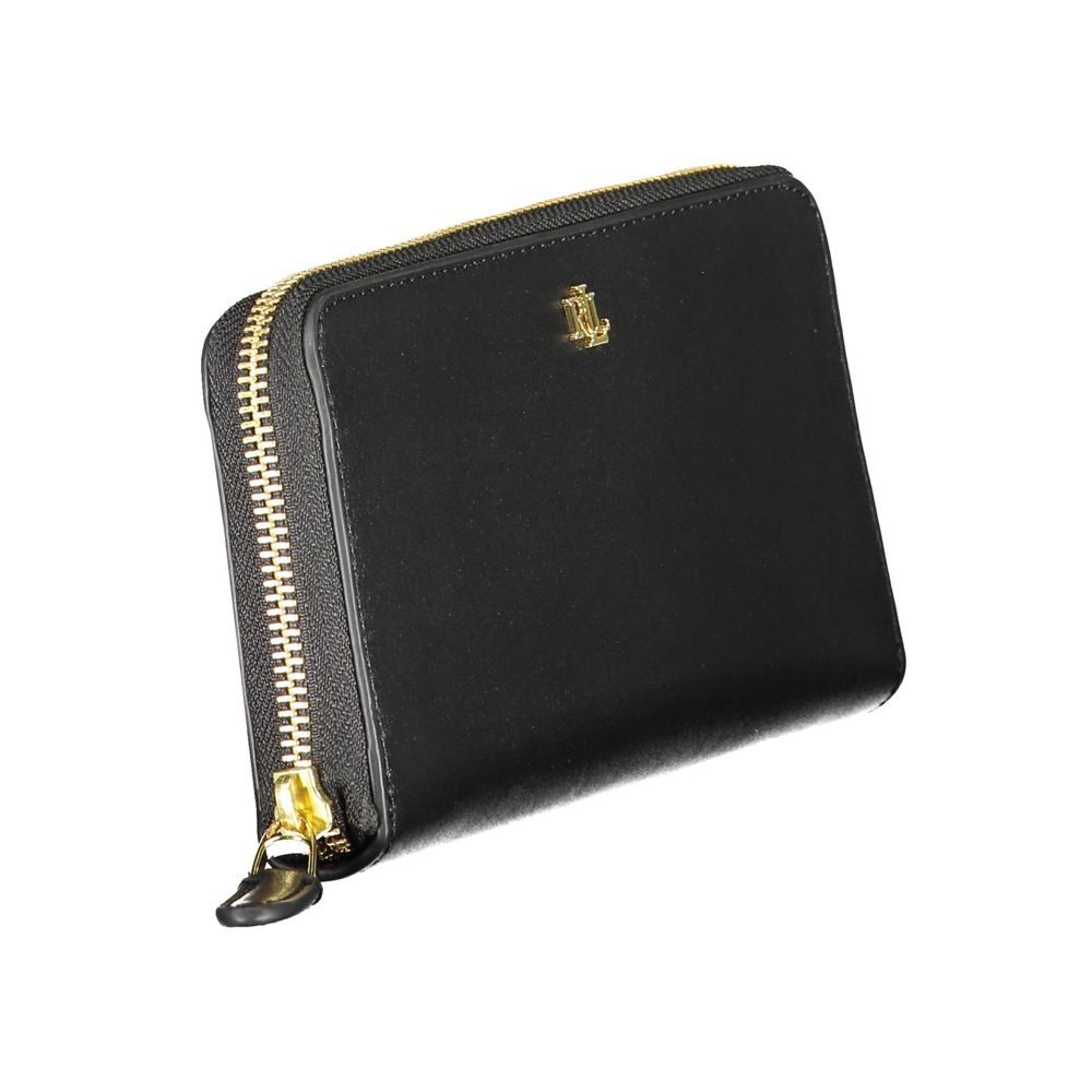 Ralph Lauren Black Leather Women Wallet | Regal Royce