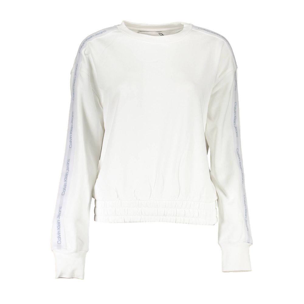 Calvin Klein White Cotton Women Sweatshirt | Regal Royce